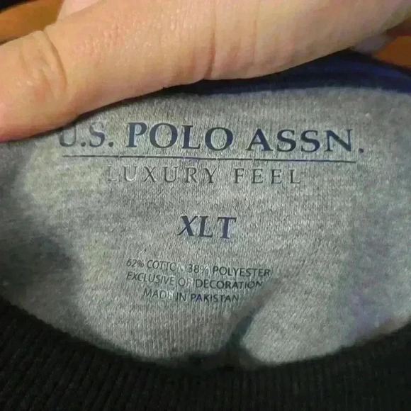 Black US Polo Crewneck - Picture 3 of 6